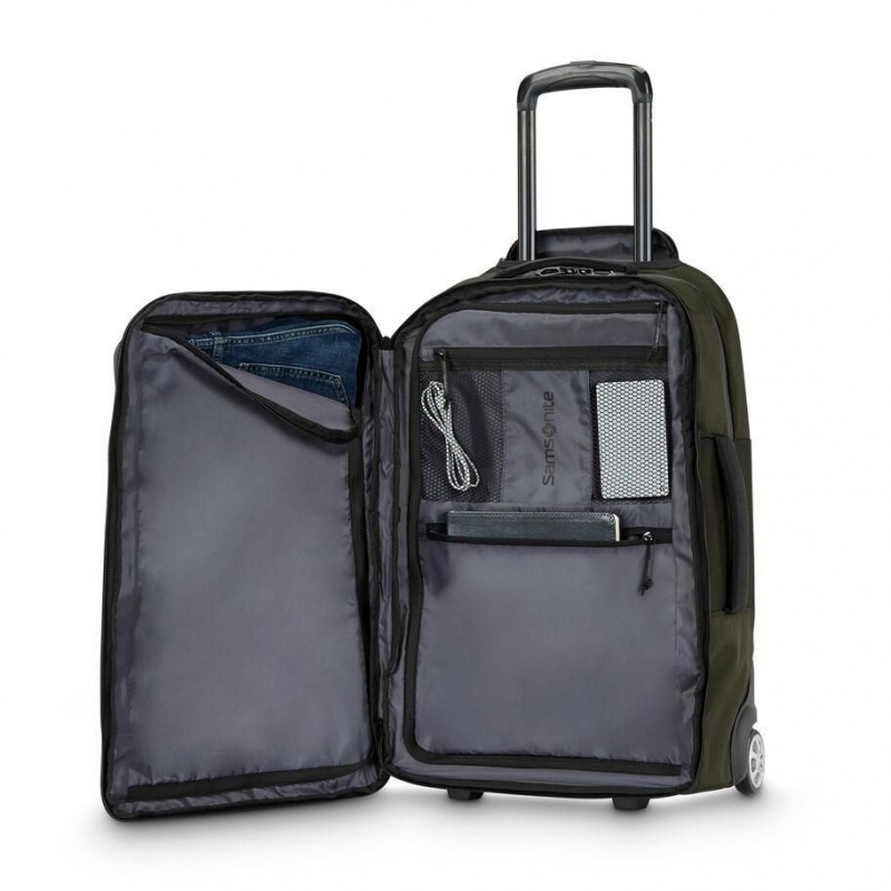 Rucsac Samsonite Detour Convertible Wheeled Hibrid Masline Verzi | TRP90H-223