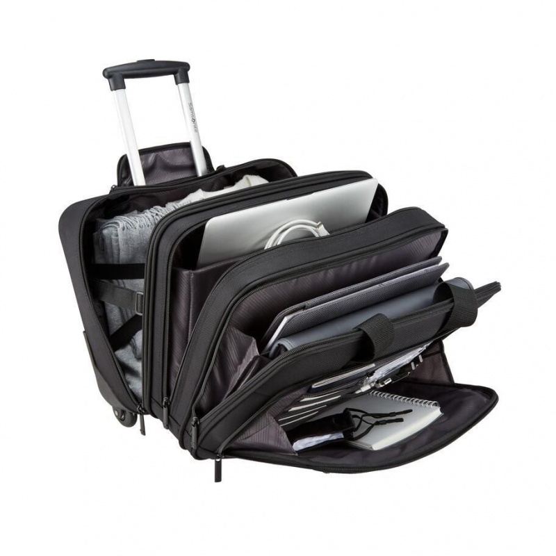 Servieta Samsonite Clasici Business 2.0 Wheeled Business Negrii | KIX25X-725