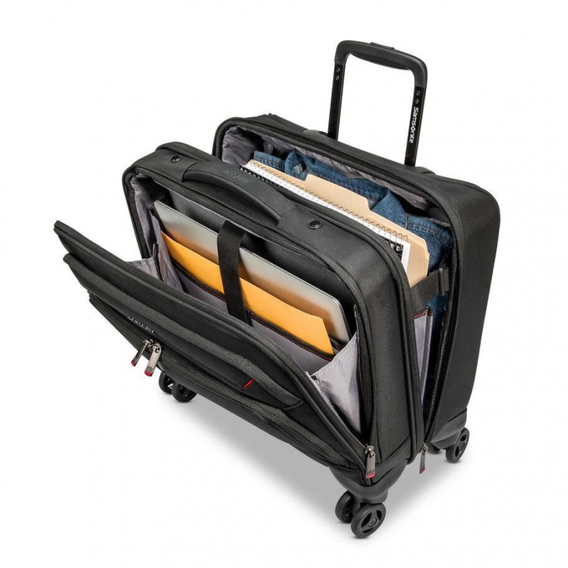 Servieta Samsonite Xenon 4.0 Mobile Office Spinner Negrii | MZV04K-656