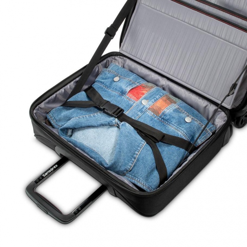 Servieta Samsonite Xenon 4.0 Mobile Office Spinner Negrii | MZV04K-656