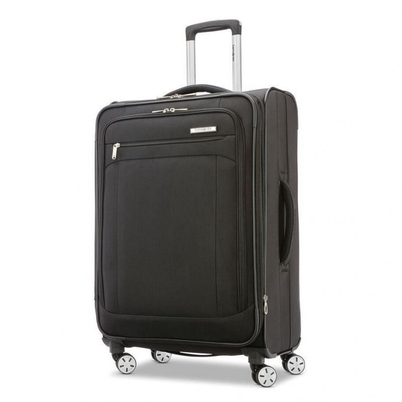 Valiza Samsonite Atrium Medium Spinner Negrii | GOB23W-638