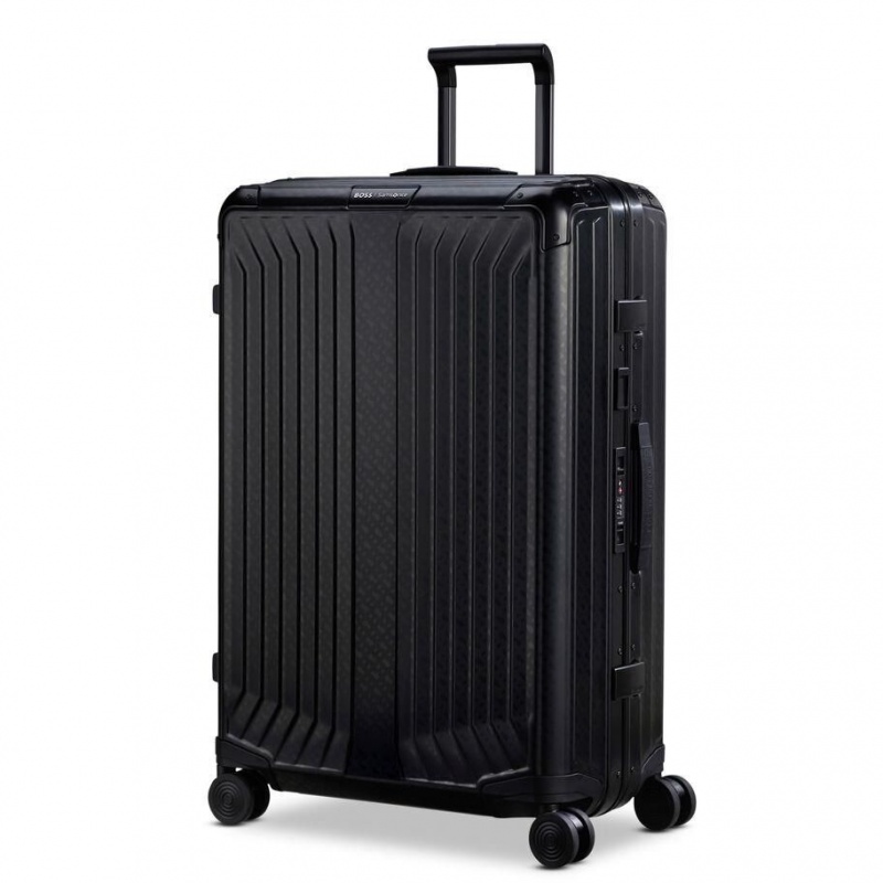 Valiza Samsonite BOSS Lite-Box Large Spinner Negrii | VZX57Z-457