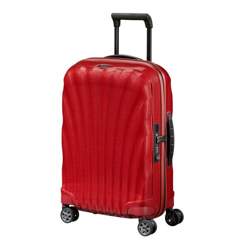 Valiza Samsonite C-Lite Carry-On Spinner Rosii | YFC09T-757