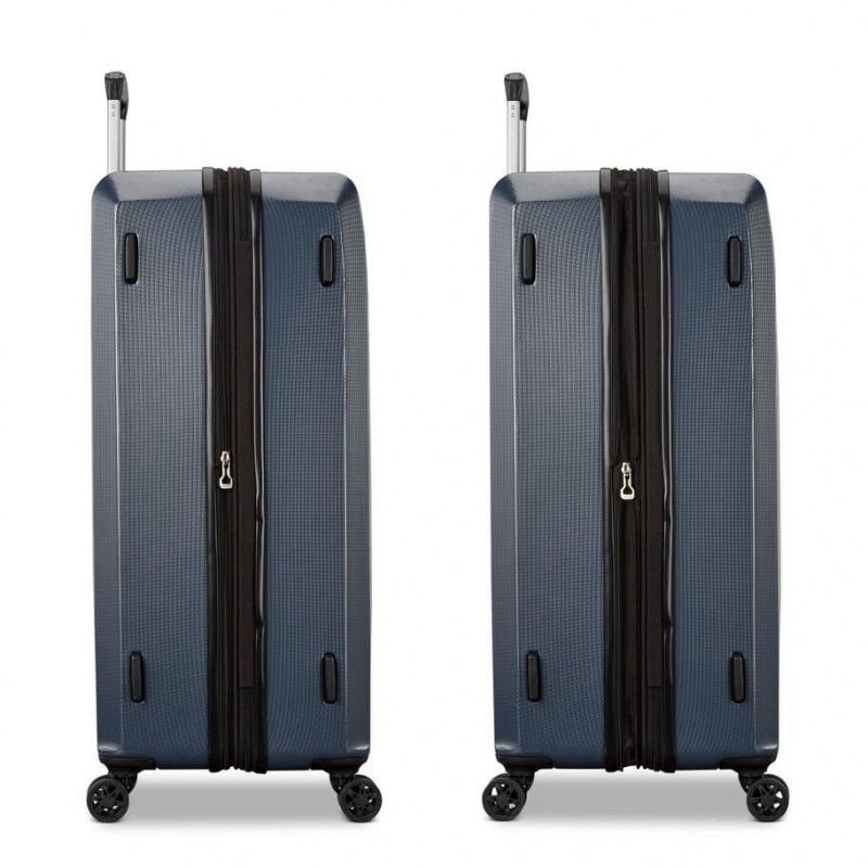 Valiza Samsonite Carbon X 2 Piece Set (CO/L) Albastri | DIX86I-444