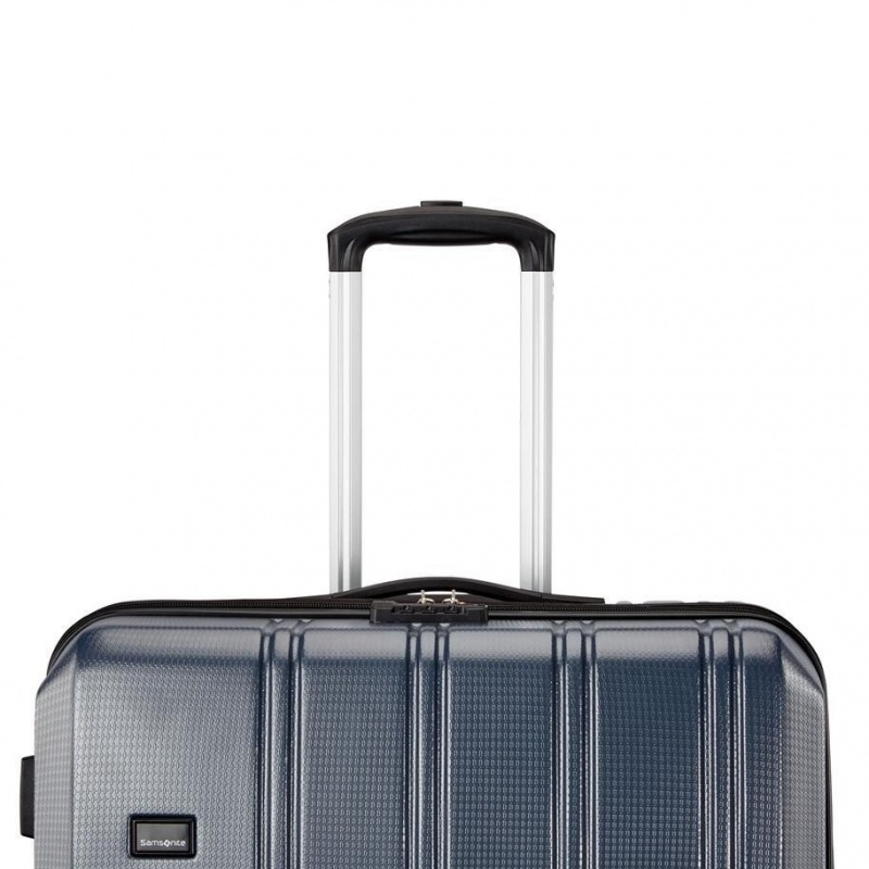 Valiza Samsonite Carbon X 2 Piece Set (CO/L) Albastri | DIX86I-444