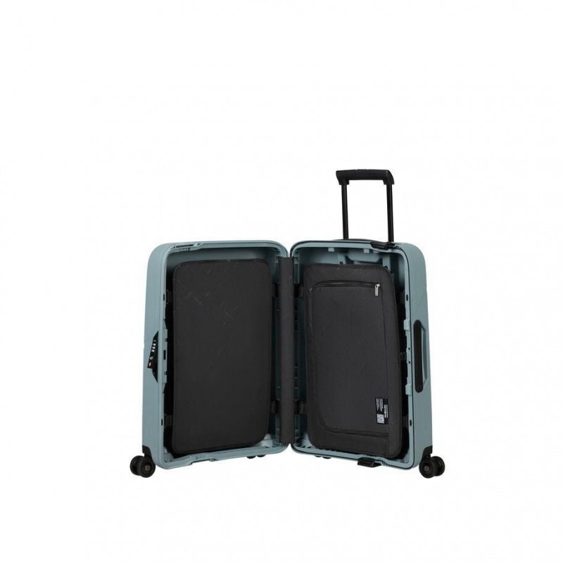 Valiza Samsonite Maxsum Eco Carry-On Spinner Albastri | XUH59G-770