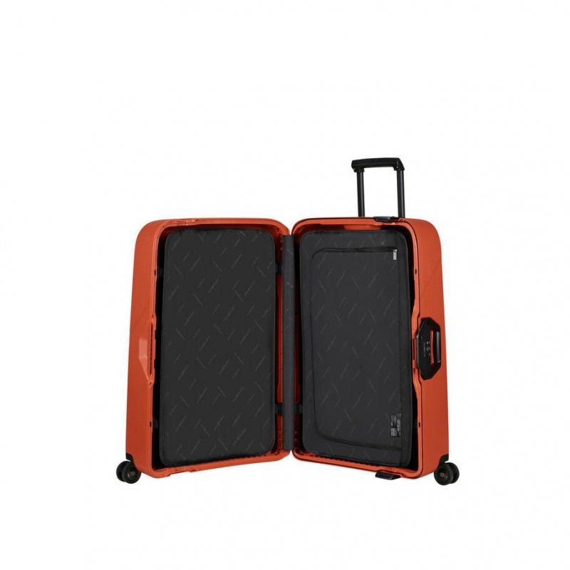 Valiza Samsonite Maxsum Eco Large Spinner Portocalii | EYC79H-471