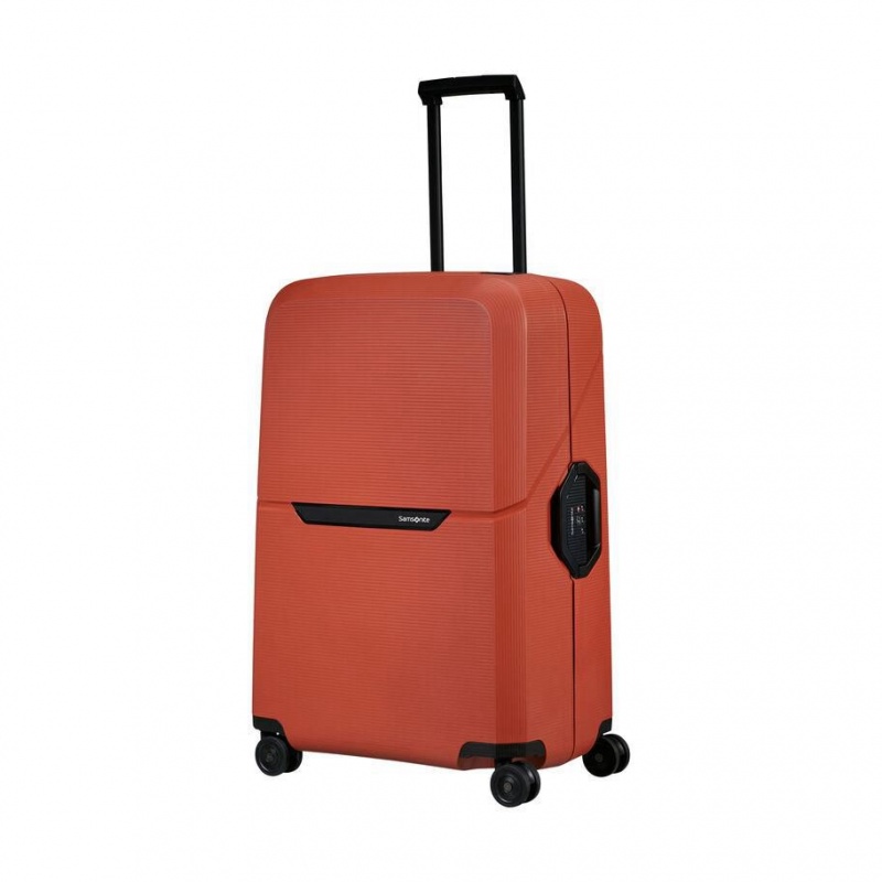 Valiza Samsonite Maxsum Eco Large Spinner Portocalii | EYC79H-471