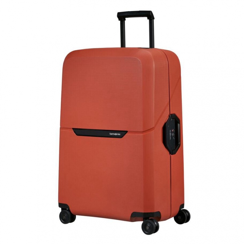 Valiza Samsonite Maxsum Eco Large Spinner Portocalii | EYC79H-471