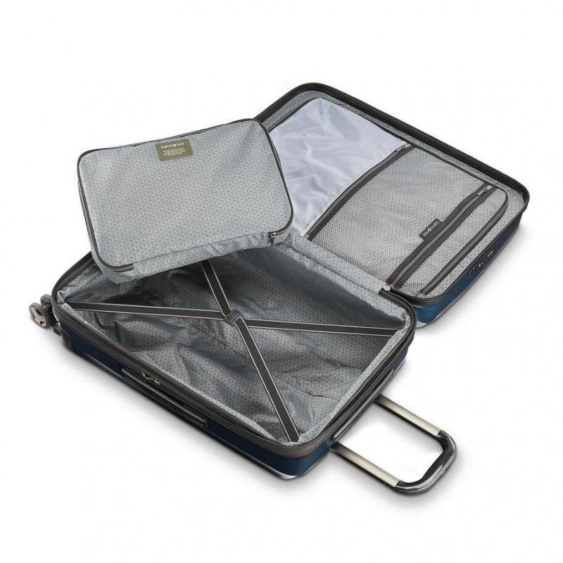 Valiza Samsonite Octiv Medium Spinner Albastri | OBO34U-899