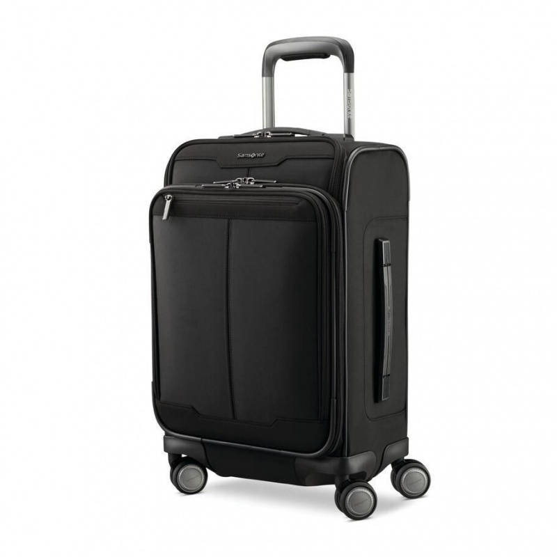 Valiza Samsonite Silhouette 17 22x14x9 Carry-On Spinner Negrii | YXY66I-541