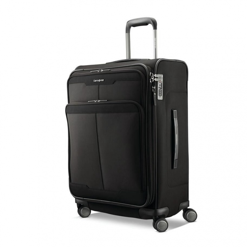 Valiza Samsonite Silhouette 17 Medium Spinner Negrii | ZAK52U-531