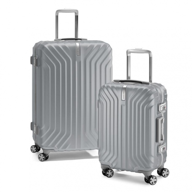 Valiza Samsonite Tru-Frame 2 Piece Set (CO/L) Argintii | ZKK43E-497